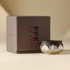 Taza de Té Kung Fu de Arcilla Negra Arena Púrpura Chapada en Plata del Fabricante, Taza de Maestro de Cerámica, Taza de Degustación, Taza Luohan, Juego de Té Chino para Oficina