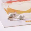 Pendientes Redondos Sweet Fit Cerámica Joyería Pequeña Pendientes de Mariquita Estudiante Adulto Mujer Pendientes de Bicho