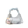 Bolsa Transversal de Nicho Fresca e Doce Estilo Coreano com Toque de Luxo, Bolsa Nuvem, Nova Moda 2026 Versátil Bolsa de Mão e Bolsa de Ombro