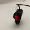 Piezas de Modificación de Manillar de Motocicleta Botón Redondo Impermeable de Dos Velocidades con Luz LED Interruptor de Aleación de Aluminio
