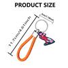 Llavero de cuerda trenzada creativa de la serie de fútbol de Amazon, accesorio colgante creativo para coche de Shein, llavero de tejido