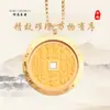 Dinheiro Fantasma de Latão da Montanha Jinsha, Moeda de Cinco Imperadores de Prata Xizang com Cinábrio, Pingente de Moeda de Cobre Bagua Estilo Antigo, Moeda Amuleto, Moeda de Cobre