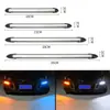 Lâmpada LED de Luz Diurna para Carro com Fluxo de Luz Duas Cores Start Scanning Modificação de Direção Lâmpada Decorativa de Luz Diurna