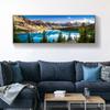 Pintura en lienzo con paisaje de lago natural transfronterizo de Amazon, pintura decorativa para pared de sala de estar y dormitorio, pintura colgante al por mayor