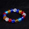 Pulsera de meteorito de vidrio Duobao multicolor de productos genuinos pulsera de piedra cruda de energía del universo del espacio exterior checo ventas directas de fábrica