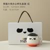 Taza de Té Panda Taza para Separación de Té para el Hogar Taza de Agua de Cerámica Taza Personal Especial Linda Taza para Oficina