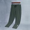 Pantalones Deportivos Finos de Seda Helada de Verano Marca de Moda Tendencia Hombres Corte Ajustado Secado Rápido Moda para Exteriores Elásticos Largos Pantalones Casuales para Hombres