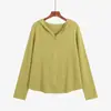 Sudadera casual para mujer talla grande colección otoño 2026, chaqueta de punto adelgazante con doble cremallera para mujer talla grande 21921