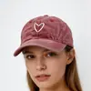 Nueva Gorra de Béisbol Estilo Transfronterizo con Bordado de Corazón Grande, Protección Solar para Exteriores, Unisex, Gorra Pico de Pato Amazon
