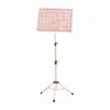 Atril de música portátil plegable, atril para partituras, soporte de estudio para violín, atril de altura ajustable