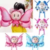 Regalos Luminosos para Puestos Promocionales de Verano: Alas de Oso Interestelares, Decoraciones Inflables para la Espalda, Alas de Mariposa de Papel de Aluminio para Niños