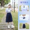 Ropa de Clase Estilo Universitario Ropa de Estudiante Verano Traje de Falda de Graduación para Niña Estudiante de Secundaria Estudiante de Preparatoria Británica Uniforme Nuevo Estilo