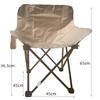 Mesa y Silla de Exterior al por Mayor Silla Plegable Portátil con Respaldo para Barbacoa Silla Taburete de Boceto Mesa con Respaldo para el Hogar