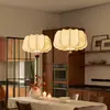 Lustre de sala de jantar flutuante com altura ajustável, estética da Dinastia Song, estilo oriental, adequado para bar, sala de chá, sala de estar, quarto, arte em ferro