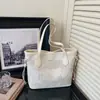 Bolso de Hombro Retro de Gran Capacidad para Mujer 2026 Nueva Moda Bolso de Hombro Bolso Tote de Mano Simple y Personalizado