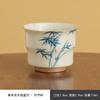 Mesa de Gelo Cor Sob Esmalte Pintado à Mão Orquídea Bambu Xícara de Chá Doméstica Cerâmica Novo Estilo Chinês Xícara de Degustação de Chá Xícara Pessoal do Mestre Copo Único