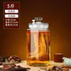 Botellas de Vidrio para Vino Espumoso 10 kg Frascos de Vino Especiales para Elaborar Vino, Botellas de Vino Medicinal de Ginseng y Goji, Contenedores de Vino Sellados con Grifo