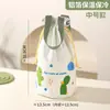 Fiambrera de un solo compartimento color dopamina, asa de acero inoxidable 316, fiambrera aislada para uso doméstico, fiambrera para estudiantes de secundaria, recipiente de alimentos al vacío
