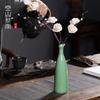 Jarrón de celadón Xinyu Longquan de montaña vacía, cerámica china creativa para el hogar, sala de estar, flores secas hidropónicas, decoración de flores de tamaño pequeño