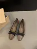 Zapatos Planos Cuadrados con Moño Negros para Mujer 2024 Nuevos de Primavera y Otoño Versátiles para Viajar Mocasines