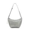Bolsa retrô de alta qualidade de cor sólida feminina 2025 nova primavera e verão all-match bolsa de ombro simples bolsa transversal nicho bolsa de bolinho