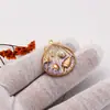 Novo Pingente de Concha Colorida com Gota de Óleo da Série Marinha em Aço Inoxidável Acessórios para Colar de Joias DIY Prontos para Venda