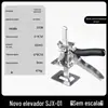 Ajustador de Altura à Prova de Poeira para Uso Doméstico, Ajustador de Altura para Azulejos, Microajustador Manual para Levantar Portas, Janelas e Armários
