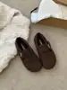 []2026 Zapatos Cerrados de Mujer para Aumentar la Altura Punta Redonda de Lana Cuero Hebilla Birkenstock Slip-Ons