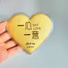 Barra de Oro Grande de Oro Puro 999, Paz y Alegría, Regalo Pequeño del Año del Caballo, Metal Práctico de Negocios para Año Nuevo 50Mg