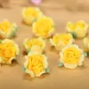 13mm flor de cerâmica macia de resina feita à mão florzinha fofa brincos diy óculos porta-retrato decoração material acessórios