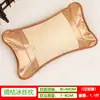 Alfombrilla Refrigerante de Bambú con Hojas de Té de Verano Almohada Almohada Dura Individual Verano Adulto Mahjong Seda Helada Ratán Fresco Dormitorio Almohada para Estudiante