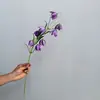 Flores de Fritillaria Artificiales, Flores de Fritillaria para Decoraciones de Boda, Arreglos Florales para Interiores y Exteriores del Hogar, Piezas Decorativas, Venta al por Mayor desde el Fabricante