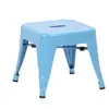 Fábrica de Hierro Zhou Silla de Estudio para Niños con Respaldo de Hierro Estilo Europeo Estilo Lujo Ligero Taburete para Probar Zapatos Infantiles en Casa
