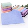Toalha de Mão Simples Quadrada de Coral Fleece Absorvente para Crianças, Creche, Presente, Proteção do Trabalho