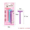 Set de 3 Piezas de Maquinillas de Afeitar Yizhilian, Maquinilla de Afeitar Tipo Rastrillo para Axilas, Maquinilla de Afeitar para Depilación Íntima y de Axilas, Maquinilla de Afeitar