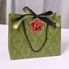 Bolsa de Presente para o Festival do Meio do Outono Atacado Bolsa para Embalagem de Bolo da Lua Caixa com Bolo da Lua Bolsa Tote com Fita Bolsa de Papel Presente Bolsa de Presente