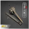 Espadas de leyendas Armas circundantes Baili Tu Su Burn Ji Jian Han Guang Jian Ba Xiaxijian Modelo de aleación Juguete para estudiantes