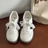 Zapatos de Entrenamiento Moral Bordados de Gato Kt Lindos de Nicho Coreano para Mujer 2025 Primavera y Otoño Nuevas Zapatillas Versátiles Zapatos Blancos Casuales para Mujer