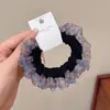 Goma para el pelo de encaje, diadema elástica para mujeres, accesorio para el cabello, elegante y a la moda
