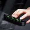 Señal de estacionamiento temporal para coche, tarjeta oculta para coche en movimiento, decoración de matrícula de teléfono móvil, matrícula de coche en movimiento, suministros para coche
