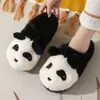 Chinelos Fofos de Desenho Animado para Dedo do Pé para Mulheres 2025 Outono e Inverno Nova Moda Versátil Confortáveis Antiderrapantes Chinelos de Algodão para Mulheres