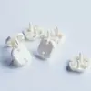 Estándar Europeo 2 Fases 2 Pines 2 Agujeros Enchufe a Prueba de Golpes para Bebés Cubierta Protectora Cabeza Redonda Engrosada Seguridad del Hogar Cubierta de Enchufe Europea