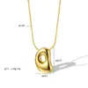 10 Piezas Mínimo 3% de descuento Transfronterizo Globo Burbuja Gordito Collar de 26 Letras Colgante Versátil Simple Accesorio