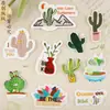 Bolsas, Sapatos e Chapéus Bordados com Logo de Computador Série Cacto de Planta, Patches Bordados Decorativos para Roupas, Acessórios de Vestuário, Patches de Tecido