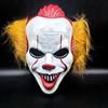 Wenyou Palhaço de Halloween Assustador Casa Assombrada Escape Room Cos Peruca de Halloween Cabeludo Máscara de Alma de Palhaço