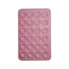 Fornecimento Direto da Fábrica de 24 Almofadas Quadradas de Silicone para Celular Anti-Queda com Ventosa Dupla Face, Vários Estilos, Acessórios Digitais