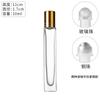 Frasco de bola de rolo quadrado de 10 ml Frascos de perfume extra altos Frasco de vidro de bola de óleo essencial de perfume Frasco de bola de rolo redondo