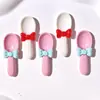 Cuchara de Imitación Estilo Macaron Pegamento de Crema Decoración DIY Flor para Zapato Accesorios para Zuecos Hebilla de Zapato Pasador Accesorios de Joyería