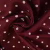 Novo Estilo Lenço Triangular de Sarja Feminino com Estampa de Bolinhas Redondas, Xale de Proteção Solar para Viagem, Fábrica Fornecedora no Atacado