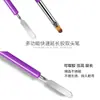 Pluma Removedora de Gel de Doble Punta con Punta de Acero Inoxidable, Pluma de Fototerapia de Doble Uso con Mango de Colores, Pluma Doble para Uñas de Arte de Uñas al por Mayor